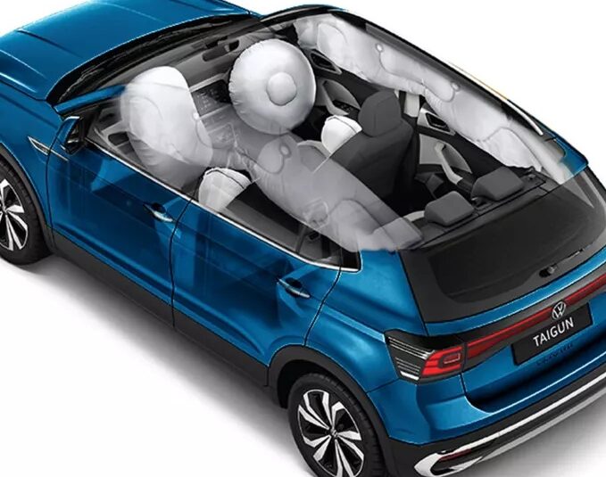 Volkswagen taigun with 6 airbag
