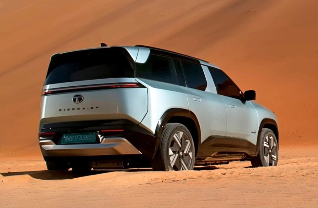 Tata Sierra EV revealed: fascia and colour changes compared to ICE design